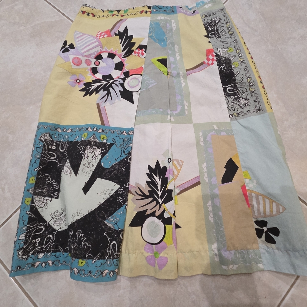 ETRO Colorful Patchwork Women's Skirt